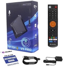 VSeeBox V5 Pro Android TV Box 8K HDR Android 12 Voice Remote WiFi