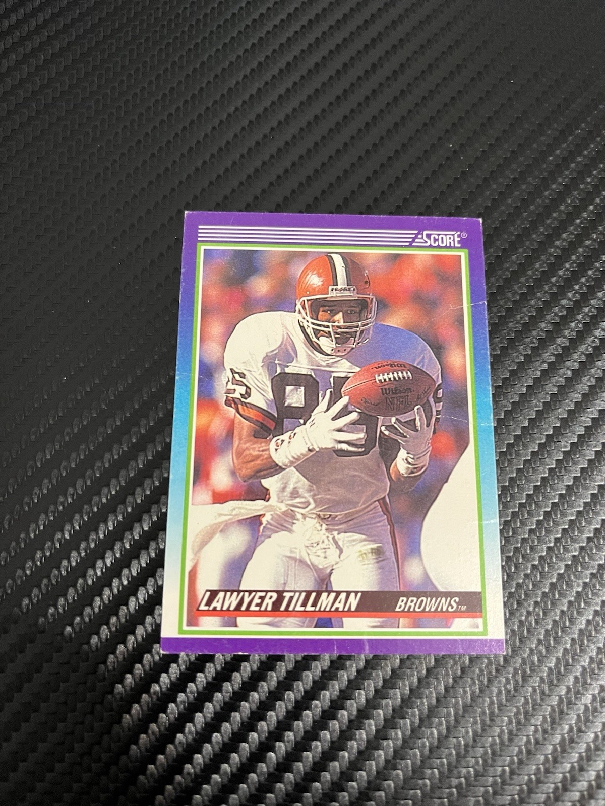 1990 Score - Lawyer Tillman #457 Cleveland Browns