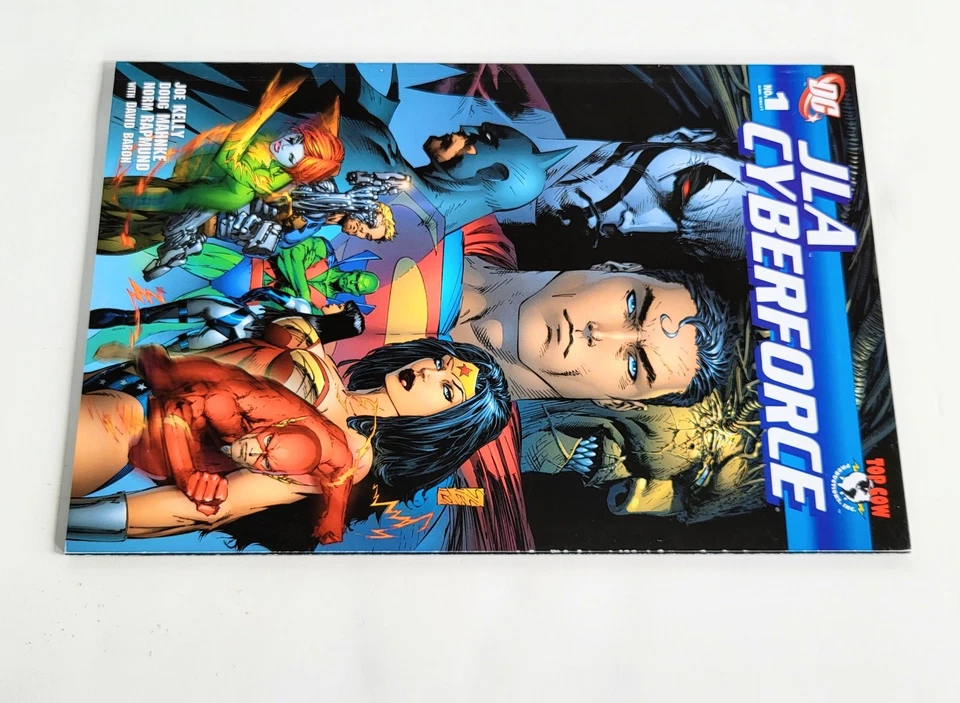 JLA Cyberforce #1 DC Top Cow (2005) 一次性超人蝙蝠侠神奇女侠全新 — 第 4/4 张图片