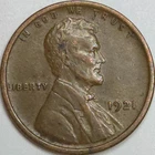 1921-P Lincoln Wheat Cent (Lot#1)