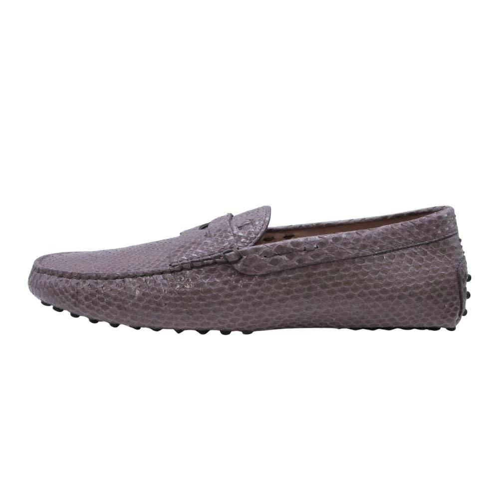 TOD S Python Gommini Driving Shoes Coin Loafers P… - image 2