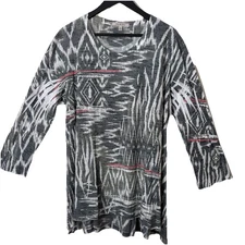 Jess & Jane Navajo Art Tunic Size XL NEW W/Tags Art To Wear Boho