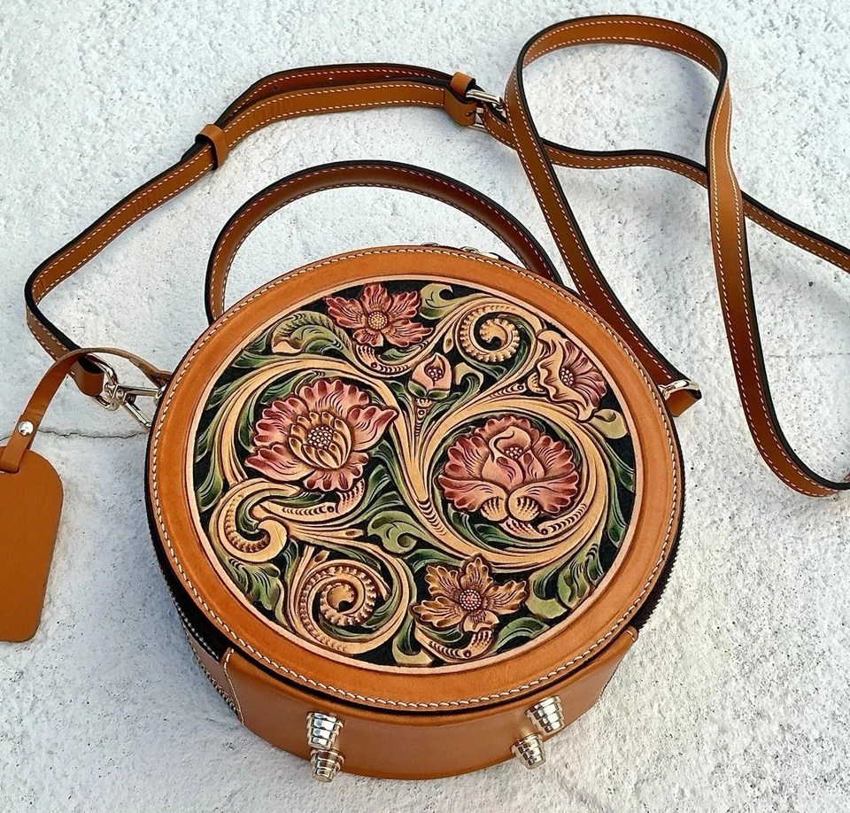 Bolso de Mano L`Artiste HB-Dakota Cuero Estilo Cantimplora - Como Nuevo Foto 2 de 4