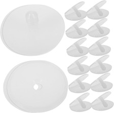 50 Set 35MM White Plastic Doll Joints DIY Plush Animal Bear Skeleton Accessories