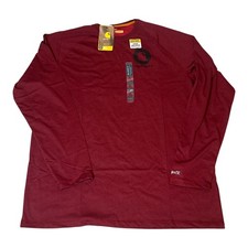 Image of Carhartt 103306 603 Relaxed Fit Force Red Long Sleeve Shirt XL Tall