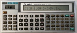 Sharp EL 5150 Programmable Scientific Calculator w/Text New Battery WORKS GREAT