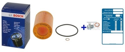 BOSCH Ölfilter + Ölablassschraube für HYUNDAI ACCENT II GETZ MATRIX