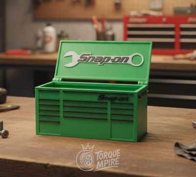 Werkzeugkiste Schreibtisch Ordnung Organizer Organizer Werkzeugkiste Truhe Garage Mechaniker Grün