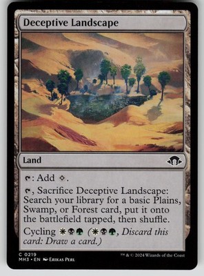 Deceptive Landscape Common Modern Horizons 3 219 MTG Near Mint 2024