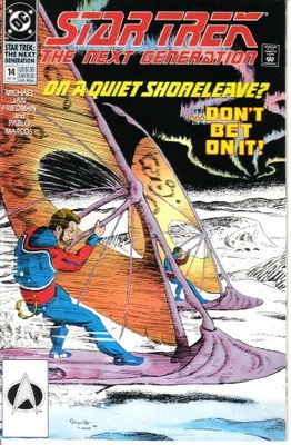 Star Trek: The Next Generation Comic Book #14 DC Comics 1990 VERY HIGH GRADE NEW