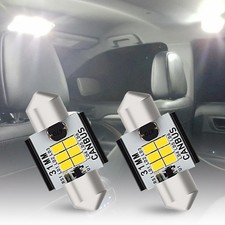 Auxito 31mm Festoon Led Map Dome License Plate Light Bulb Kit De3175 6000k White