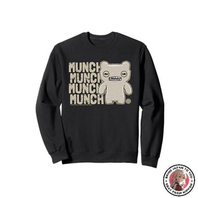 NEU Fuggler graues Munch Munch Sweatshirt