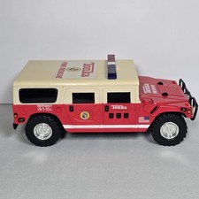 Tonka Fire Rescue Metro County Hummer Lights Sirens Talking Works 2000 Truck