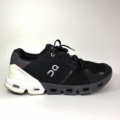 On Cloudflyer 4 Men s Size 12 Black/White Comfort Running Shoes