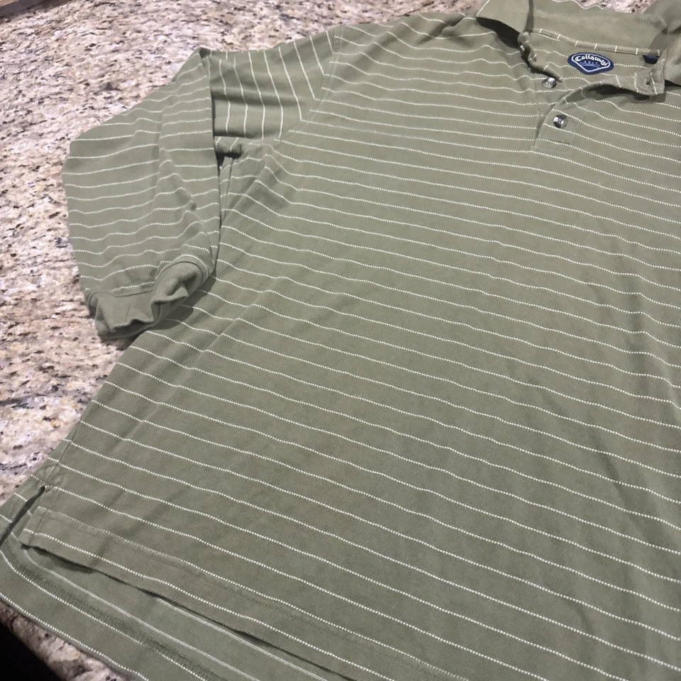 Camisa de Golf Callaway Manga Larga, Material Grueso Hombre’s Extra Grande Color Verde Foto 2 de 4