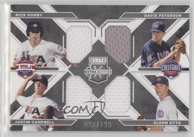 2016 Panini Elite Extra Edition 23/199 Justin Campbell Glenn Otto Nick Gorby 2r7