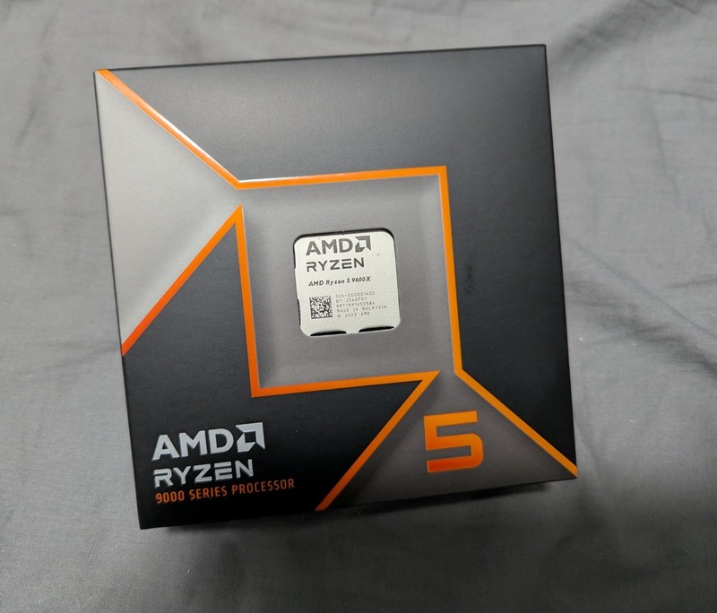 AMD Ryzen 5 9600X Processor 6-Core 3.9 GHZ AM5 65W CPU (Zen 5) Granite Ridge NEW