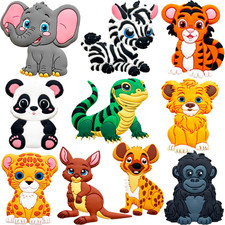 Refrigerator Magnets for Kids Zoo Animals - Fridge Magnets for Toddlers - Cute W