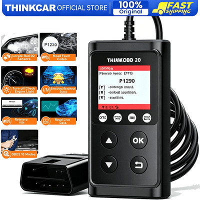 Thinkcar ThinkOBD 20 OBD2 Scanner Diagnostic Tool Smock Check Fault Code Reader