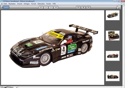 SlotCar-Verwaltung 4.0 - Software zur Verwaltung von Slotcar-Modellen - Bild 3 von 7