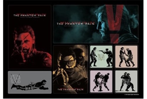 METAL GEAR SOLID V THE PHANTOM PAIN HAPPY KUJI STICKERS SET - Picture 2 of 3