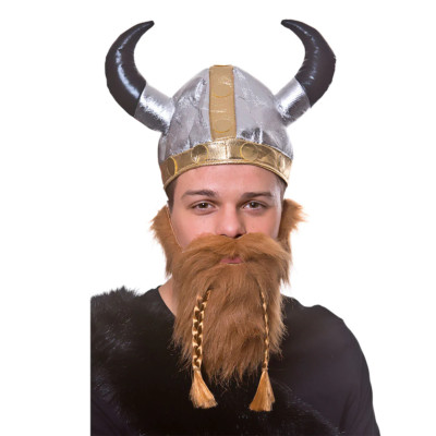 Child Viking Helmet Boys Historical Warrior Nordic Fancy Dress Hat