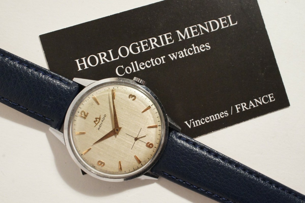 Montre Movado Vintage 1958 - Mécanique Manuelle - Boîtier Chrome 37 Mm - Très Bon état
