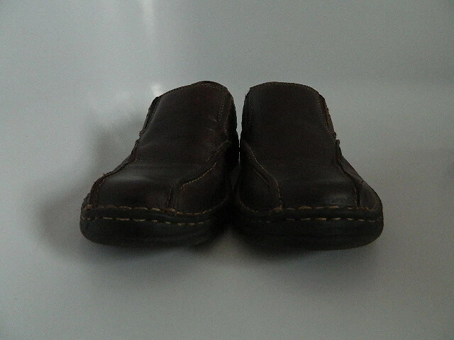 Mocassini Clarks uomo pelle marrone scarpe casual taglia 8M