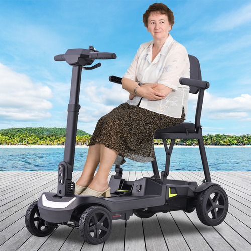 16KG Portable Electric Mobility Scooter Lithium Motorised Folding w/ Basket🛵 - Picture 11 of 16