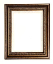 Ornate Antiqued Bronze finished Picture Frame w/ linen liner 16"x20" for Canvas