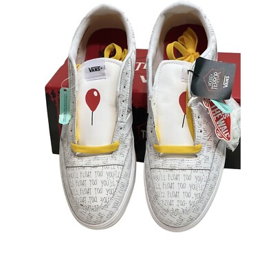Vans Sneaker House of Terror IT Lowland Pennywise You'll Float Too Women 5.5 New