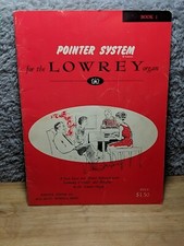 Pointer System for the Lowery Organ Book 1 Sheet Music Book Chords Melodies 