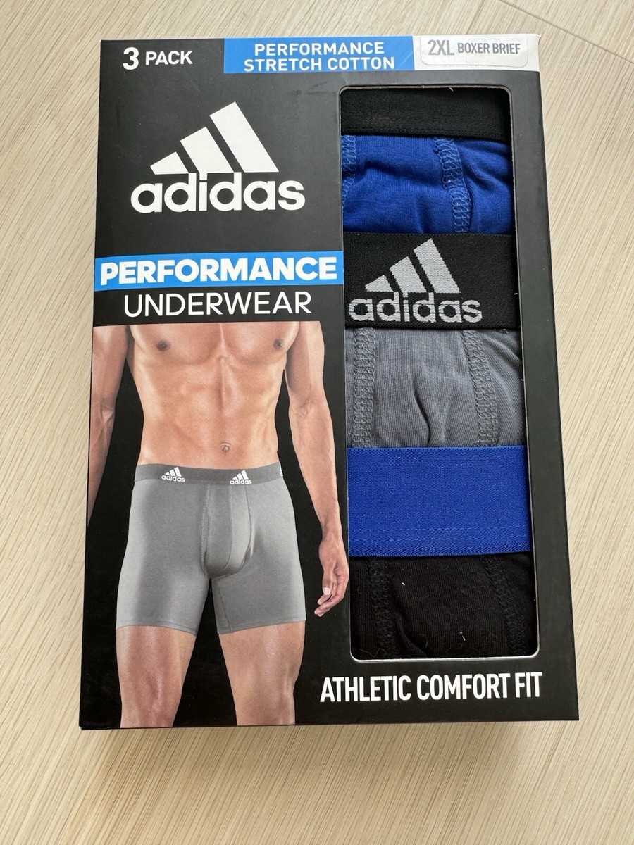 adidas Black and Blue performance Boxer Briefs 2XL New Tags | eBay