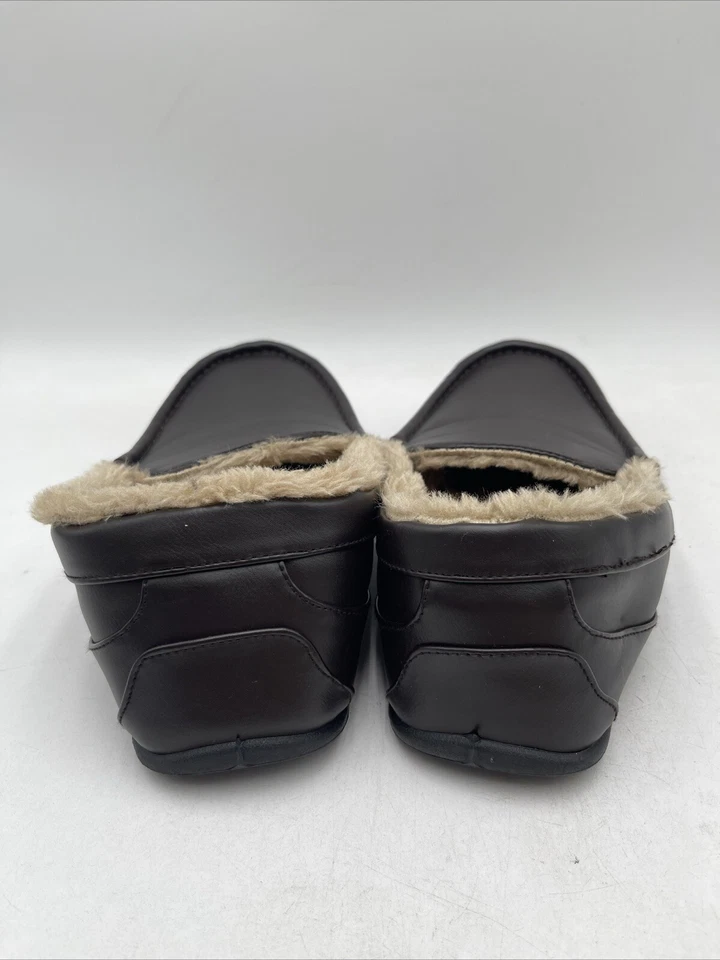 Мужские олени олени олени закрученный мокасин тапочки коричневый размер 11 М - Изображение 4 из 4