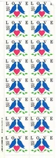 US Stamp Scott #2440, 25c, Love Issue Doves, Block of 16, MNH SCV$8.00