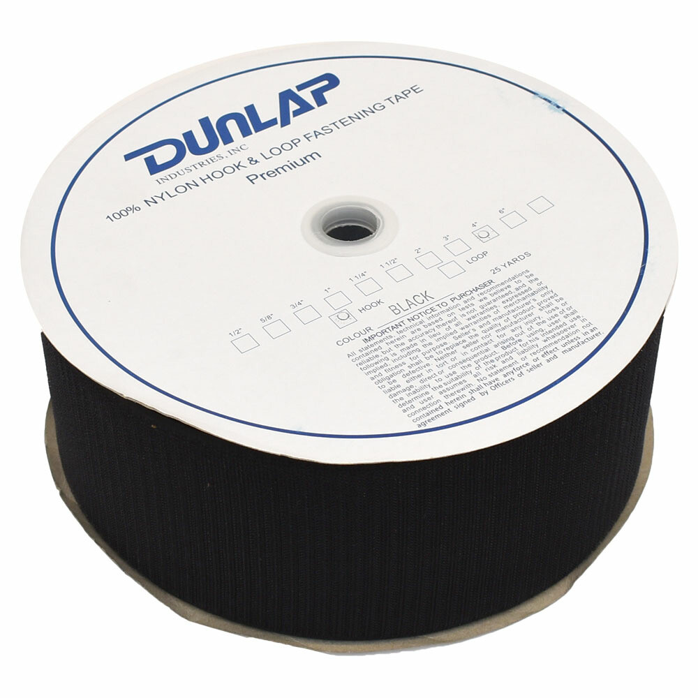 Dunlap 4 Inch Nylon Boat Hook Fastener Tape Roll 25 Yards 190972