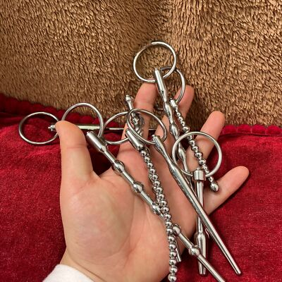 #ad #ad Male Stainless Steel Dilator Sounding Penis Enlarger Dilator Sounds Plug Enhance $10.45