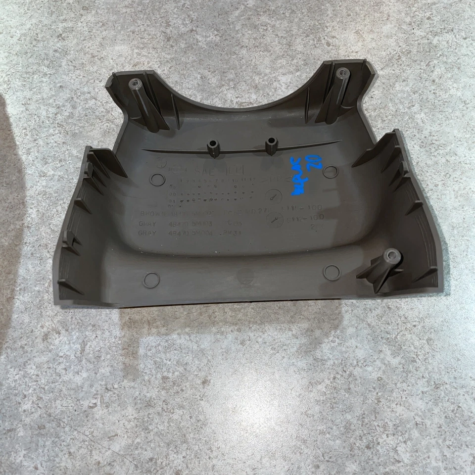 Nissan Sentra 2000 2006 columna de dirección panel de moldura cubierta bronceado/marrón 4B470 Foto 2 de 4