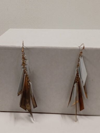 Hanging Pointy Square And Triangular Fashion Earr… - image 1