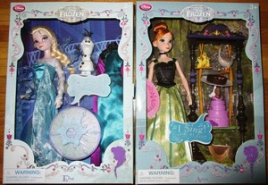 frozen singing doll set