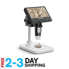 Versatile 1000x Coin Microscope with LCD Display & USB for PC Connectivity