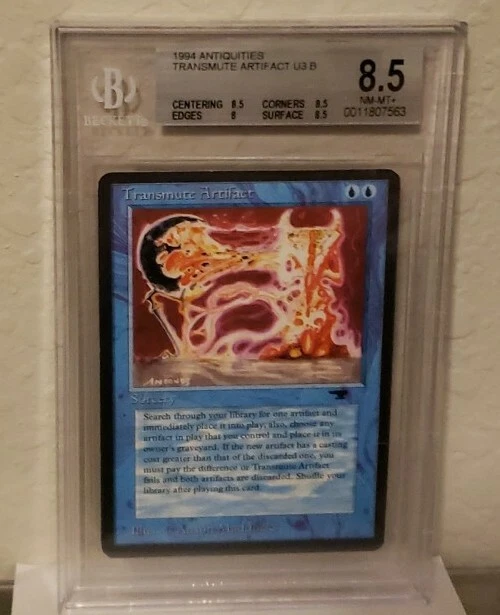 Transmute Artifact Magic The Gathering MTG Antiquities BGS 8.5 NM+