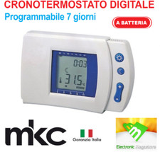 CRONOTERMOSTATO DIGITALE TIMER MKC DISPLAY LCD HP-510T PROGRAMMABILE SETTIMANALE