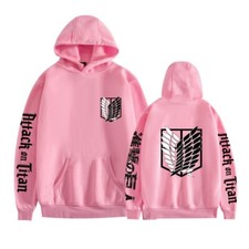 Attack on Titan Sweatshirts Pullover Jacket Hoodie Anime School Cosplay Costume