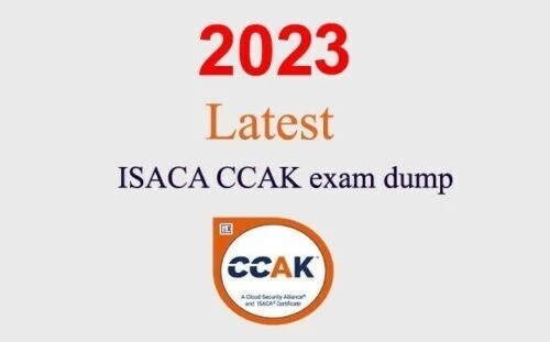 ISACA CCAK dump GUARANTEED (1 month update)