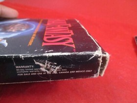 Final Fantasy (Nintendo NES, 1990) COMPLETE w/ Box manual game maps WORKS! #E