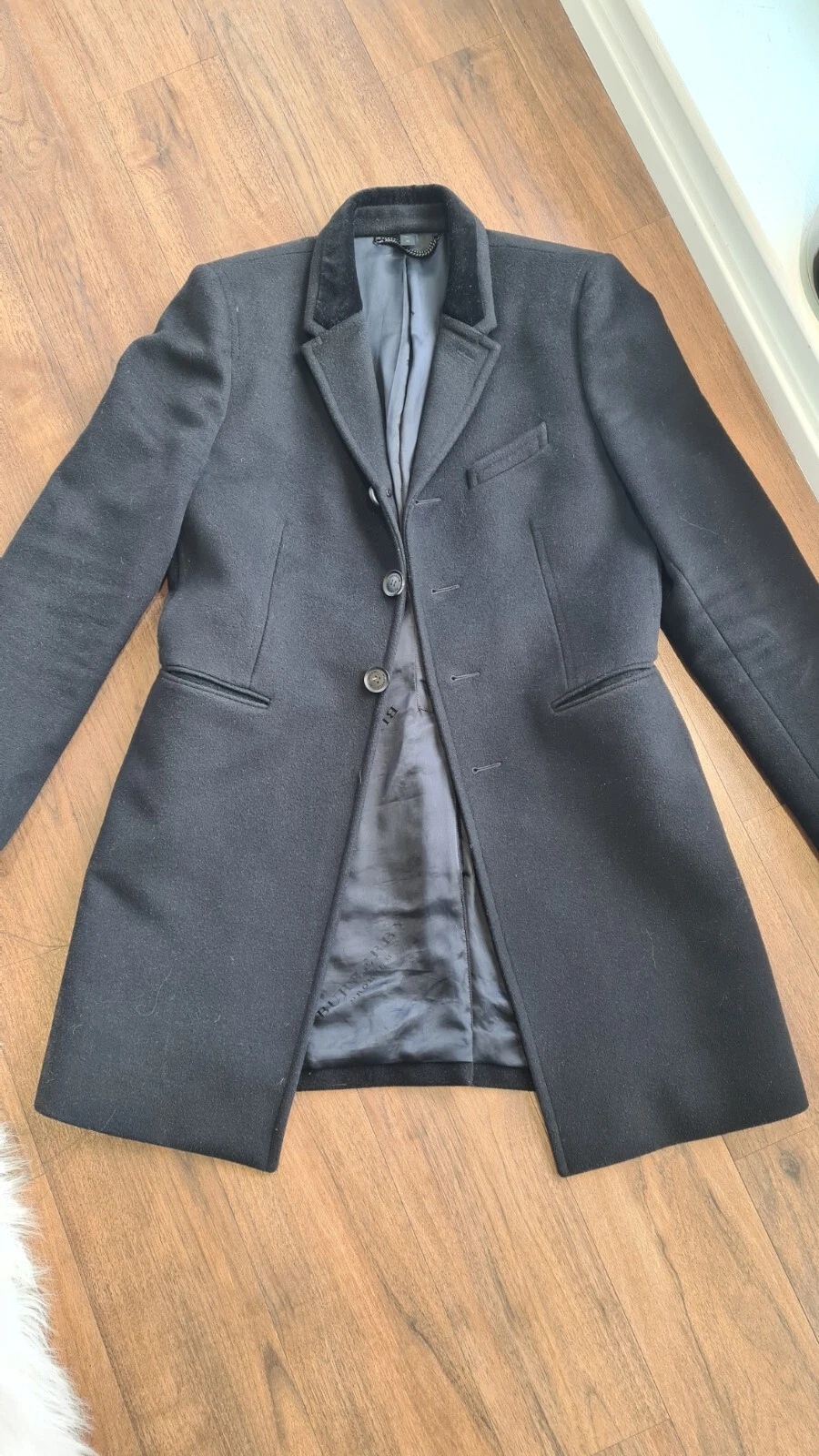 BURBERRY Giacca Cappotto Bomber Flight Pea £3.900 Miscela Cashmere 52 £3.900