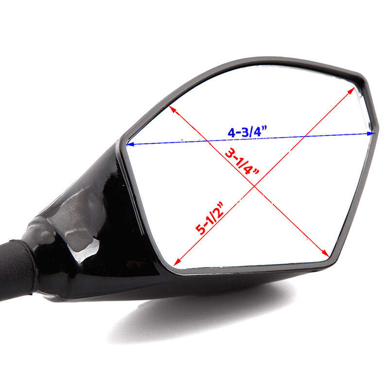 Motorcycle Rear Mirrors LED Turn Signal Light For Kawasaki Ninja