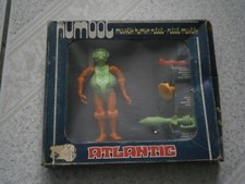 JOUET ANCIEN RARE BOITE GALAXY SERIE HUMBOT ROBOT (COMPLET) ATLANTIC VINTAGE