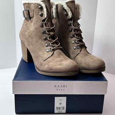 Women s Kaari Blue Boots Sz 10~ Taupe Lois